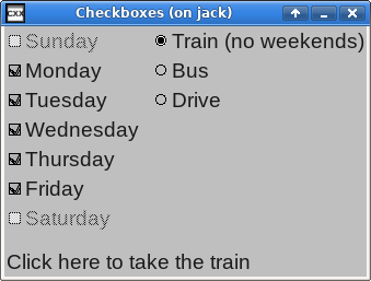 Checkboxes